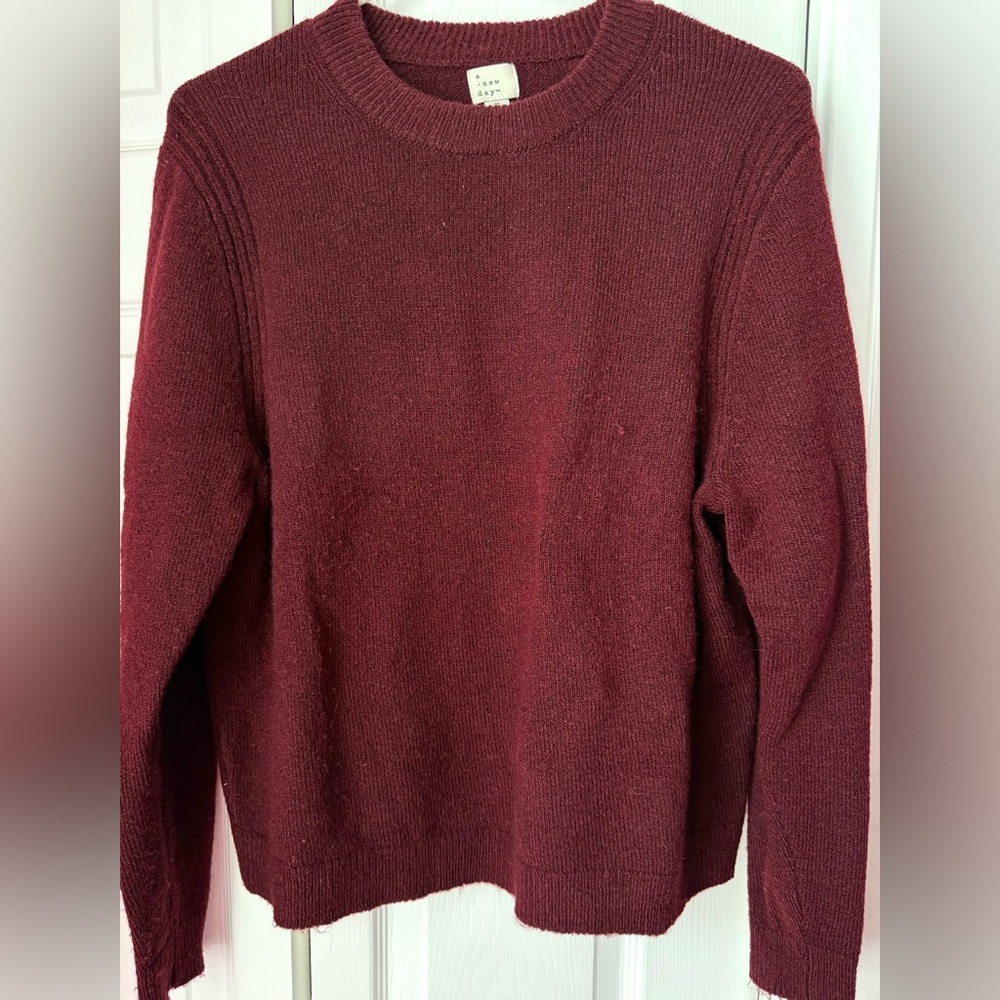 a new day Maroon Knit Sweater